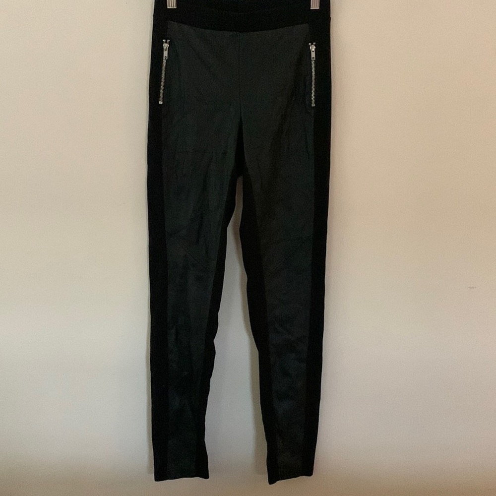 H&M Half Leather Leggings